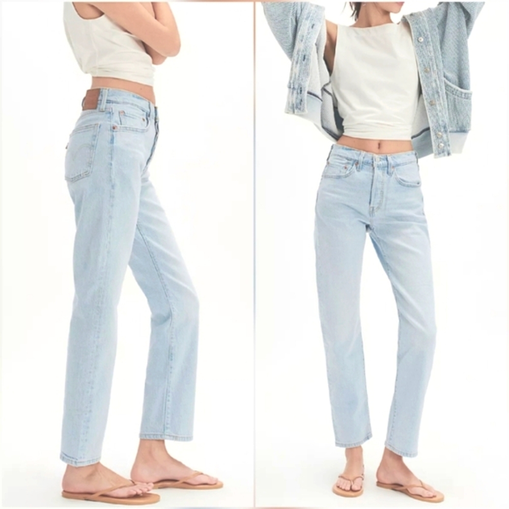 Levi’s Premium 501 Jeans Straight Ligh Blue Size 28 - Picture 3 of 16